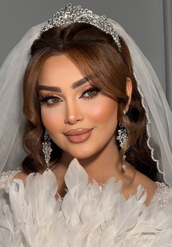 نمونه کار میکاپ عروس سعادت آباد توسط ساناز جعفری - میکاپ عروس سعادت آباد